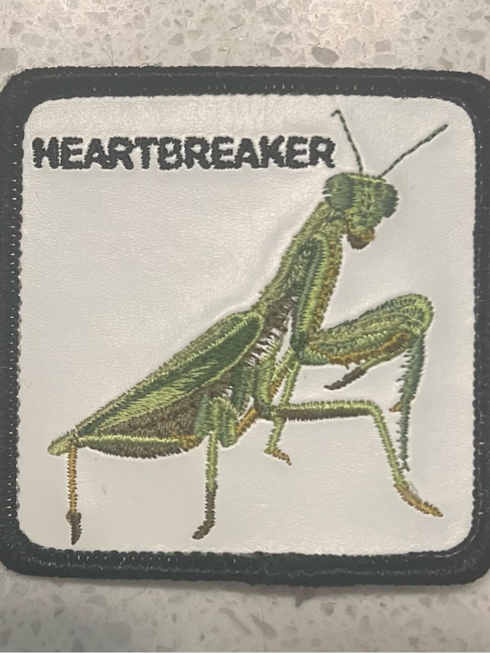 Goorin Bros Offical Patch Green Mantis Patch (removed from Goorin Bros hat*)